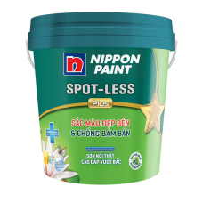 Sơn nội thất Nippon Odourless Spot Less Plus+ 5L